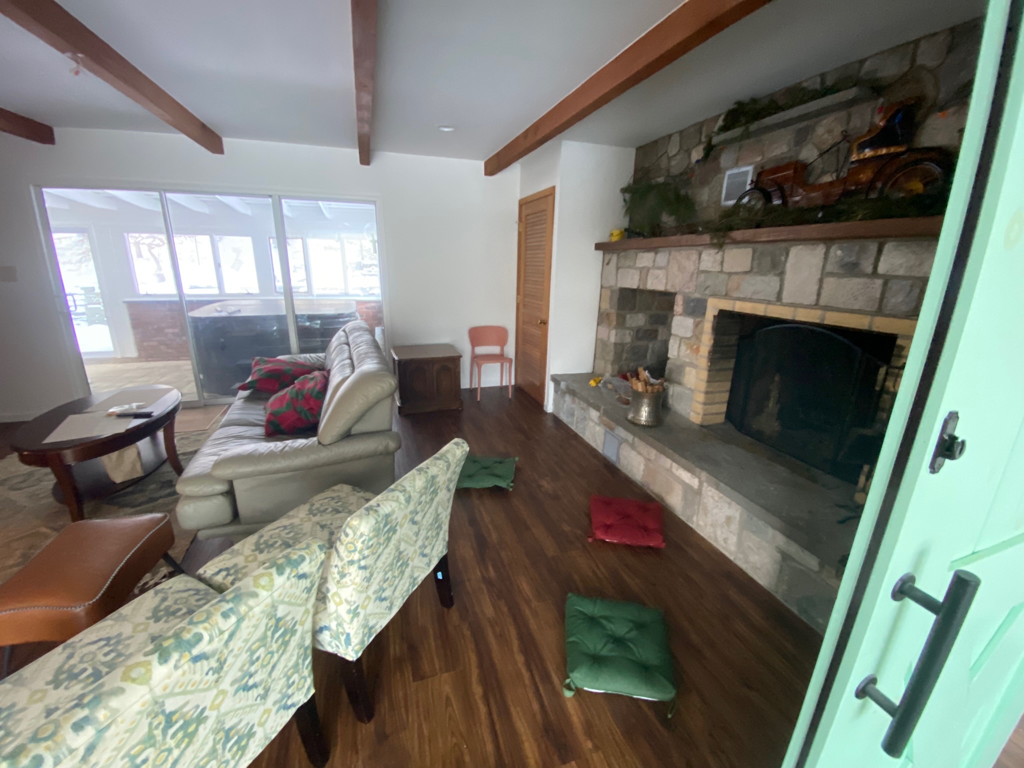 Kitchen and dining sideboard view at First Light